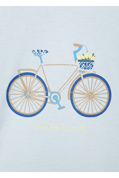 MANGO Baby Desenli pamuklu tişört