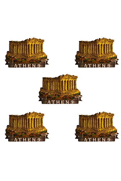 Vera Buzdolabı Magneti - 5 Adet Yunanistan Atina Magneti