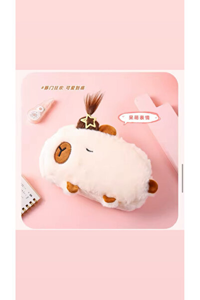synshop Suport pentru stilou de pluș Capybara Capybara Cutie de creion care p...