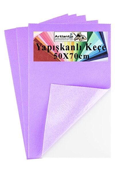 Artlantis Lilac Adhesive Felt 50x70 cm 3 Pcs 2.0 mm Self Adhesive Colorful Ho...