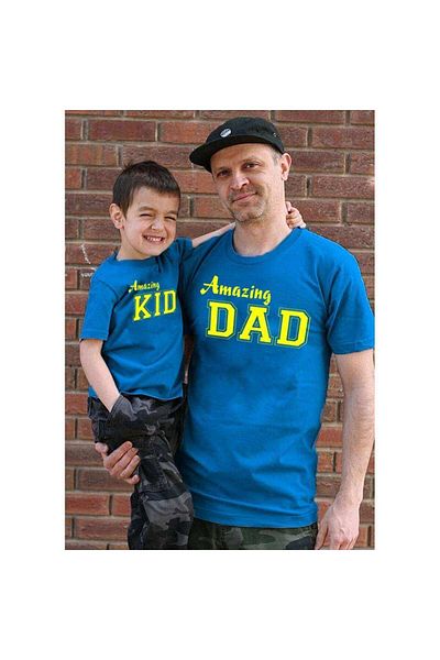 Tshirthane Amazing Dad and Child Combo - Αγοράστε 2 αν θέλετε μονό ρούχο Σας προσφέρουμε συνταγές