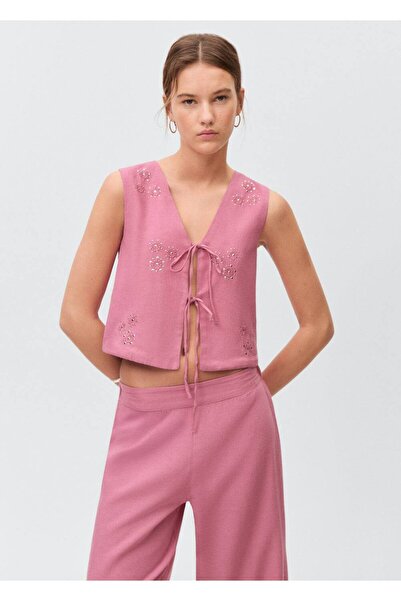 Mango Teen Vezeni kolut pantaloni