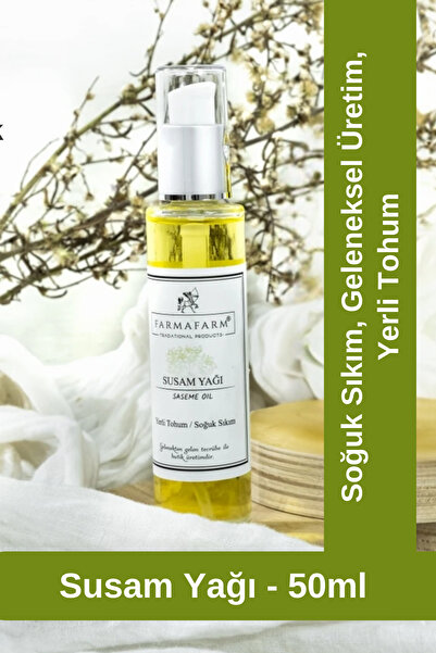 FARMAFARM DOĞALSAĞLIK Soğuk Sıkım Susam Yağı - 50ml