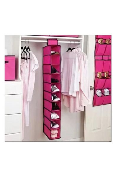 Generic Fuchsia color closet organizer