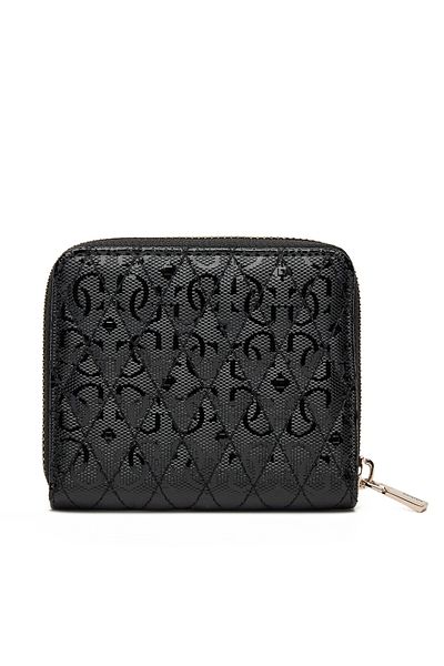 Guess Betula Slg Small Zip Around Women's Black Wallet Swgg9626137-Bla