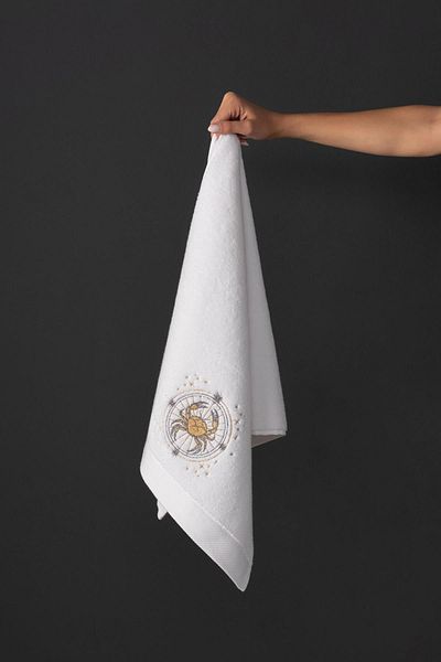VAROL Zodiac Embroidered Quality Towel Set - 100% Microcotton