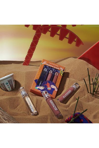 SEPHORA COLLECTION Gloss & Glaze Lip Set High-Shine Hydrating Lip Gloss & Smooth Glaze Balm