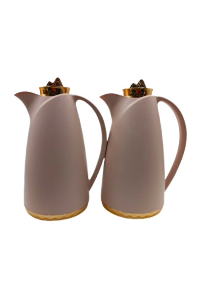 NO NAME طقم ترامس ثلاجات شاي وقهوة ريفان سعة 1لتر بتصميم جذاب