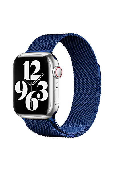 VARDAR AKSESUAR ساعة Ultra 49mm VRDR Band-01 سلك معدني - أزرق