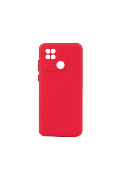 VARDAR AKSESUAR جراب Redmi 10C VRDR من السيليكون - أحمر