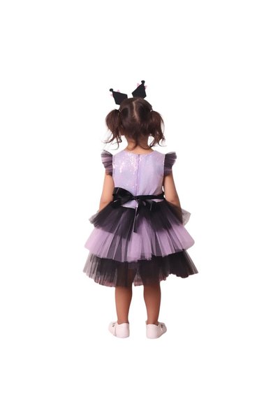 Ahsenimbebe Kuromi Fluffy Dress