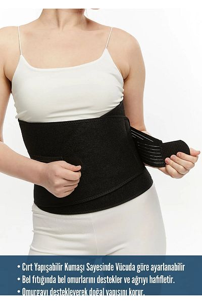 teknotrust Waist and Hernia Corset Adjustable Medical Back Support Corset (Unisex) Compatible for Men and Women