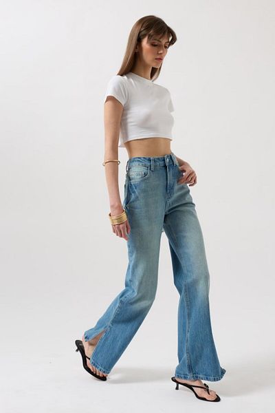 Miracle Omni High Waist Jeans with Leg Slits