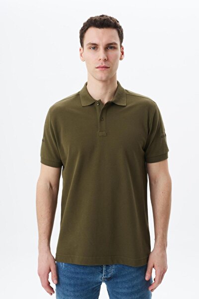 Arma Ar-Ma Men's Polo Collar T-Shirt Without Print Basic Regular Fit Double C...