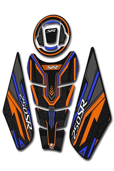 hades motosiklet aksesuarları Cfmoto Sr250 Uyumlu Tank Pad Seti