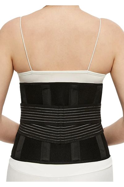 teknotrust Waist and Hernia Corset Adjustable Medical Back Support Corset (Unisex) Compatible for Men and Women