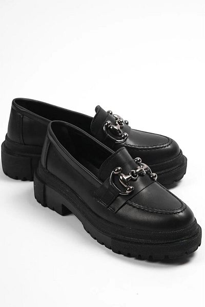 diya shoes Ортопедични стелки за обувки Oxford Laofer с катарама за обувки, Primamit, черни