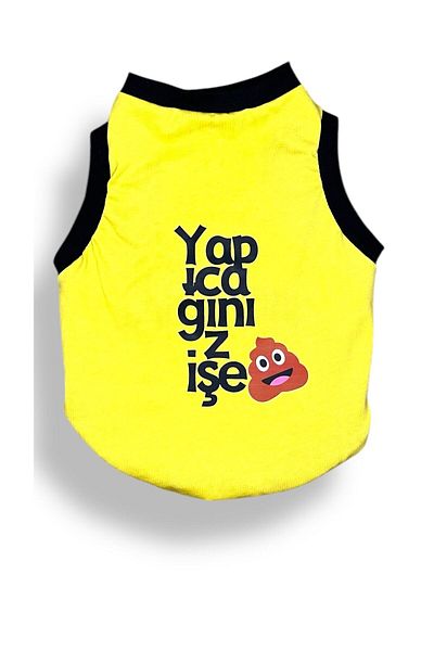 PetiliDünya Your Building Is Business Funny Writing Cat Dog Tank Top Summer Tank Top