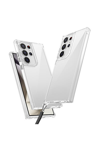 VARDAR AKSESUAR غطاء سيليكون VRDR Snap متوافق مع Galaxy S24 Ultra مع وسادة هو...