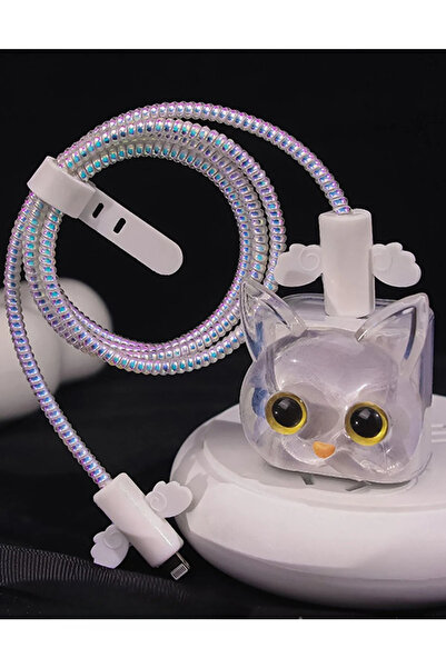 Dublin İphone 18w/20w Uyumlu Şarj Aleti Kılıfı, Şarj Kablosu Koruma Aparatı, ...