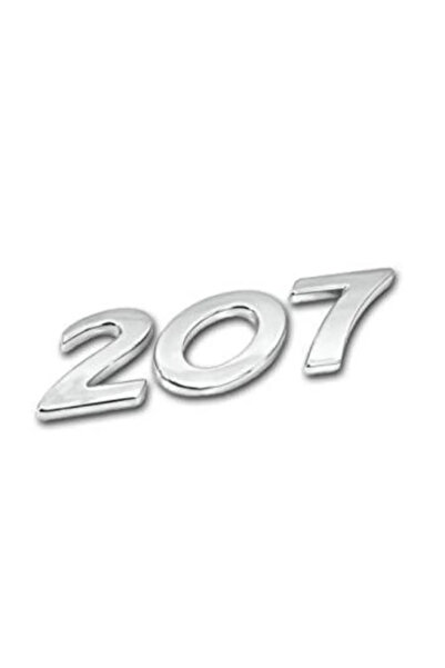 restinal بيجو 207 - حروف 207 على غطاء صندوق السيارة وشعار الأسد