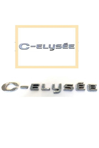 restinal حروف الجذع الخلفي Citroen C-elysee مع شريط مزدوج الجوانب9678485180