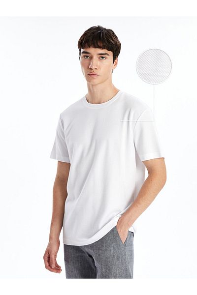LC Waikiki Ανδρικό T-Shirt XSIDE Crew Neck χτενισμένο βαμβακερό