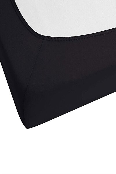 COTENCONCEPT 2 Pieces Plain Cotton Single 80 X 200 X 30 cm Elastic Combed Bed Sheet