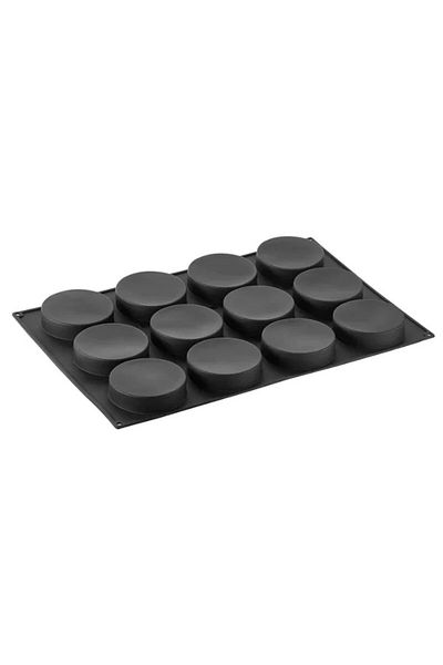 La Pavoni Formă de silicon pentru porții individuale sau inserții, 12 cavități, Pavoflex, Ø120x30h mm