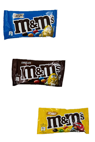 M&M's çikolata crispy - chocolate - peanut bonibon çikolatalar Karışık avantaj paket bonibon