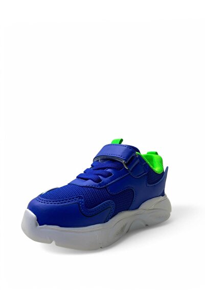 Cool Zeta Orthopedic Boy's Saks Blue Lightweight Light Sneaker