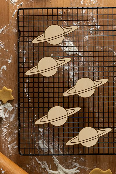 oalpo Planet Cookie Mold, Dough Shaper, Biscuit Mold, Easy Cutting Tip