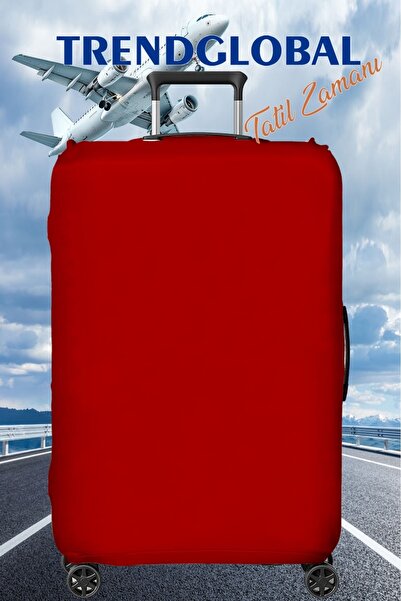Trendglobal husă de protecție valiză ROSĂ