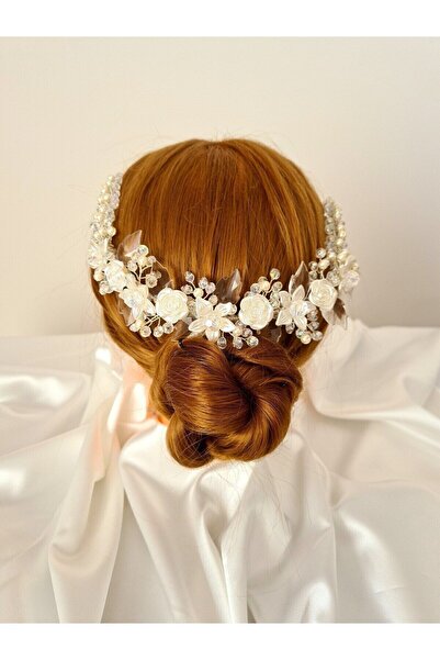 Mirage Design Handmade Bridal Barrette Bridal Crown Bridal Hair Accessory Bri...
