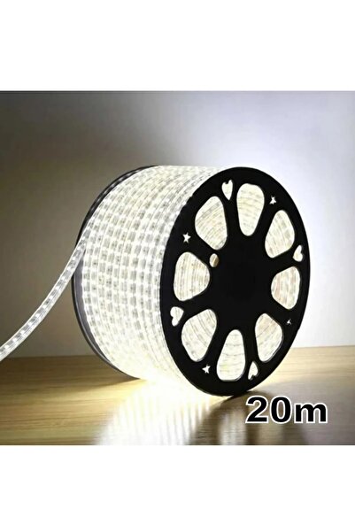 GEM LİGHT Şerit Led Hortum 3 Çip Dış Mekan Beyaz Işık 1/2/3/4/5/15/20/25/50/100 Metre