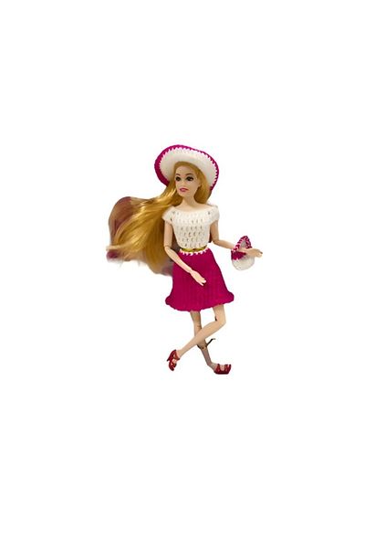 SAVA HOME COLLECTİON Efe Toys Endless Movable Doll in Knitted Dress