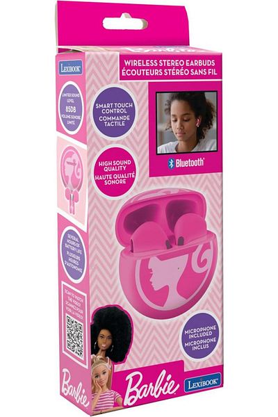 LEXIBOOK Căști intraauriculare wireless C Ti, Barbie,