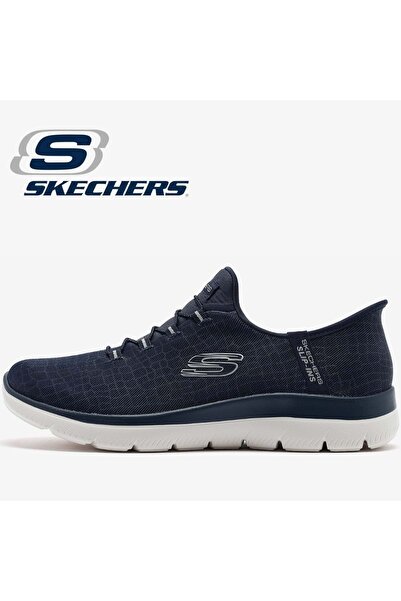 SKECHERS Summits Classy Night 150128Tk Slip-İns Unisex Spor Ayakkabı LACİVERT