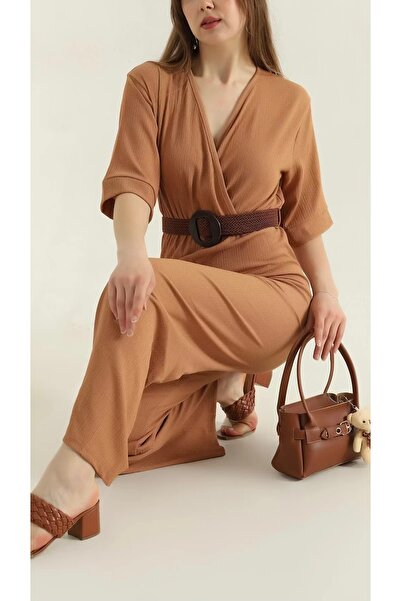 ÇİZGİN Kemerli tulum