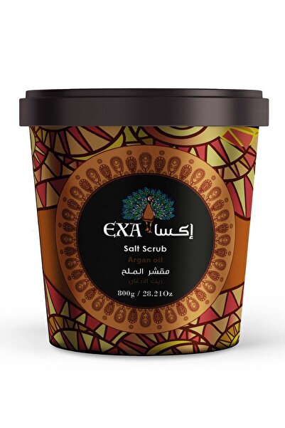 EXA Salt Scrub 800 Gm Argan Oil -3422 --- اكسا مقشر الملح 800 جم زيت الارجان