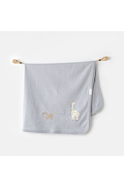 Skygo بطانية Andywawa AC25808 مقاس 85x90 بطانية أطفال Little King باللون الرمادي