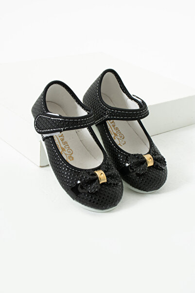 ALTUVATEKS Kız Bebek-Çocuk Babet Ayakkabı Fiyonk