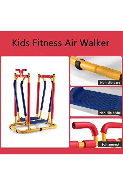 Baby Star Home Kids Fitness Set: Air Walker, Waist Twister, Weight Bench (Ages 3–8) - Bucon