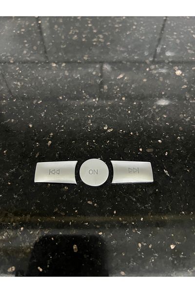 kaytaz Mercedes Radio Key Overlay 3L Chrome Makeup Less Brushable