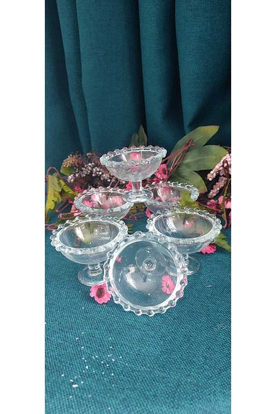 ORTAKÖY CENNETİ Bebaded 6 Pieces Mini Presentation Set Petra 45 ml Volume 8 cm Mouth Size 6 cm Magical Delight Bowl