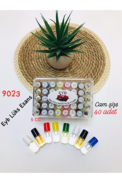 HEK LİFE Esans Karışık 40'lı Hac Umre Hediyelik Cam Esans Esans