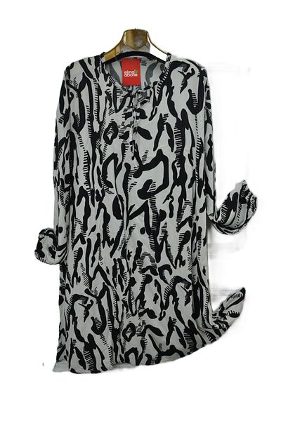 elma abone Plus Size Viscosa Lace Tunic