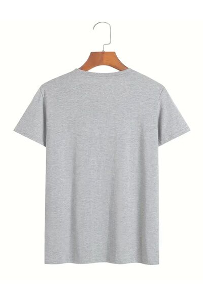 blackjack giyim Dámské šedé oversize tričko Montana Blackjackwear s potiskem