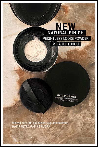 Nera Classy Natural Peightless Loose Powder Miracle Touch - Setting Powder Natural Matte Powder