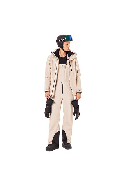 Oakley Unbound Gore-Tex Shell Bib Men's Beige Snowboard Pants Men's Snowboard Pants
